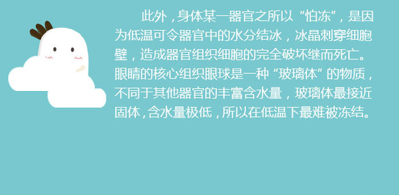 告訴你個(gè)“小秘密”：為什么眼睛不怕冷？